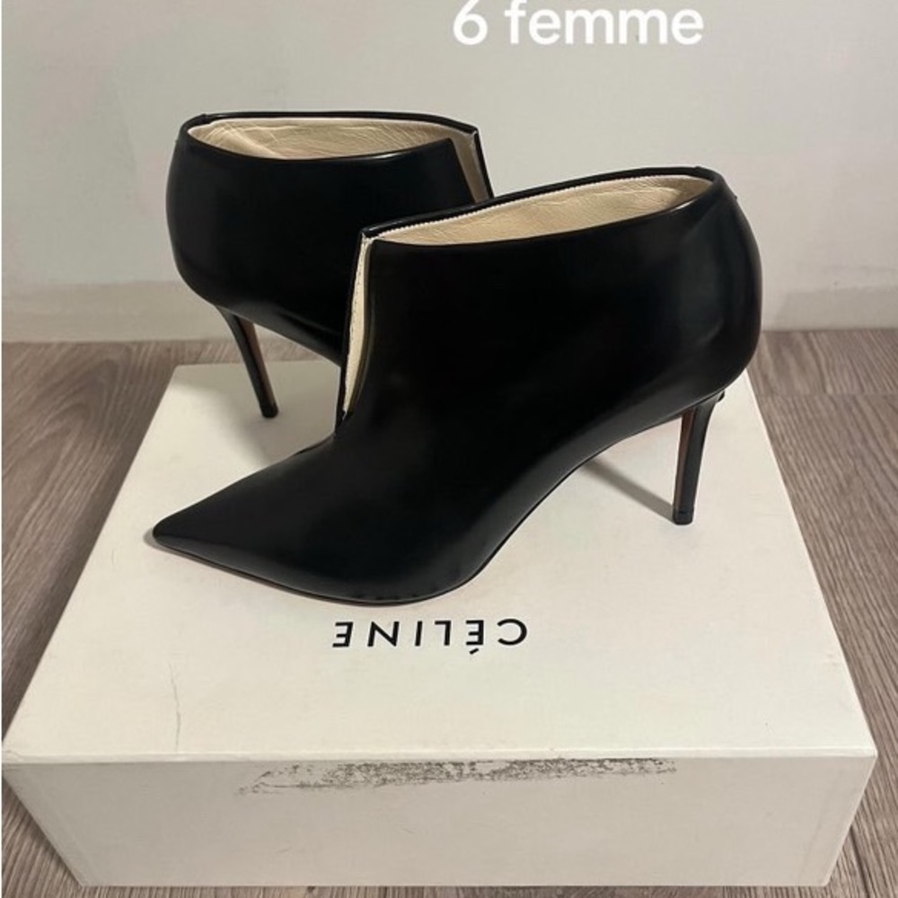 Celine Women's Black Ankle Boots